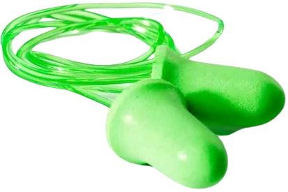 Disposable foam ear plugs. PU coated for hygiene. Smooth and soft foam for comfort. Easy to use. Superb attenuation. Hi visibility fluorescent lime PU foam. Expands to fit ear canal more comfortably increasing over all protection. Suitable for Machining, Grinding, Steel cutting and woodwork.