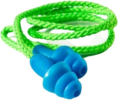 Re-usable ear plugs Soft detachable cord Easy to insert into your ear Hi visibility fluorescent green Suitable for Machining Grinding Steel cutting Woodwork.
