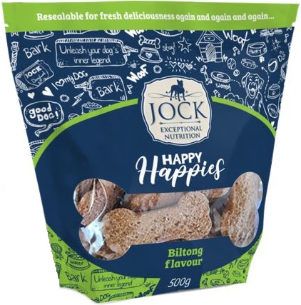 Happy Happies dog biscuits are the perfect complement to our scientifically formulated dog food range. These delicious and nutritious treats are ideal for rewarding, teaching and reinforcing good behaviour. Our big and small happies are the perfect size for both small and large dogs, making them a suitable treat for all dog breeds.