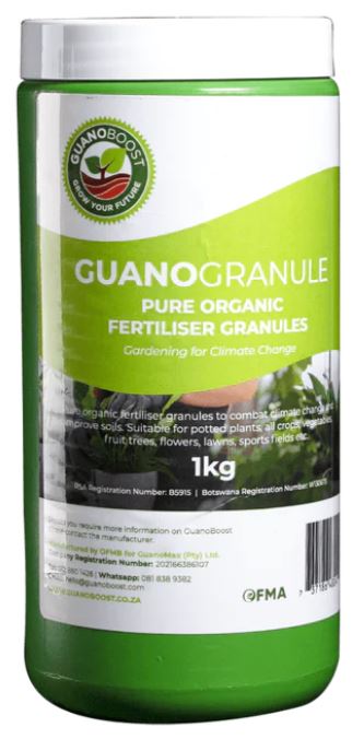 Simply apply to your lawns, garden and vegetable patches. Activate it with the supporting GuanoBoost liquid to ensure that you have the happiest, healthiest organic plants.