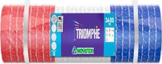 Triomphe improves the efficiency and safety of harvesting operations, especially with high-density bales and during particularly demanding work sessions. Triomphe's exclusive technology prevents stretch marks and its properties guarantee perfect bales, able to protect for a long time even after stressful and repeated handlings. Novatex ML netwraps have half the number of knots with respect to standard netwraps. The reduced number of tension points (knots) aid natural movement of the weft. ML is a solution that envisages a reduced number of chains. Each of which is reinforced by double the number of threads. This is the secret of the strongest netwraps in the market. ML chains are made with double thicker threads. The weft has a larger angle than conventional net wraps. For this reason, ML hooks up incredibly faster. Knots are the critical points of any thread.