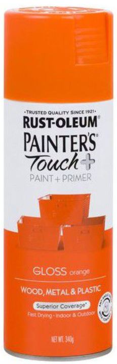 Premium brand of multiple-purpose spray paint that delivers superior coverage in a wide variety of classic and trendy colours. Any-angle spray with comfort spray tip. Smooth, durable finish. Ultimate Coverage.