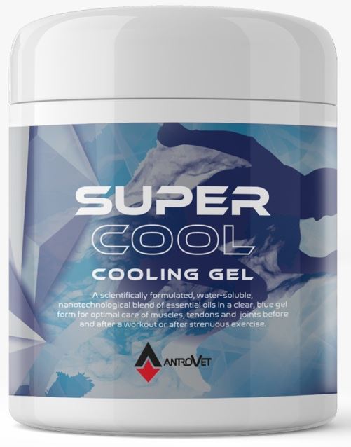 A Scientifically formulated, water-soluble, nanotechnological blend of essential oils in a clear, blue gel form for optimal care of muscles, tendons and joints before and after a workout or after strenuous exercise.