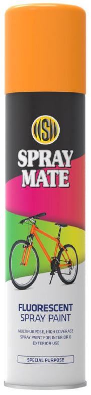 Spraymate Fluorescent white primer is designed to create a uniform white base colour on most substrates to ensure adhesion and the brightest finish from the Spraymate Fluorescent top coats.