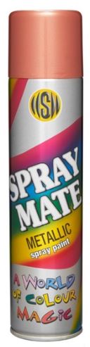 SPRAYMATE Metallic spray paint is manufactured with silver metallic flake, giving the application a unique shimmer effect. It is suitable for most substrates such as, wood, metal, aluminium, glass, stone and various types of plastics. Shimmer Effect. Fast