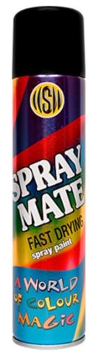 Spraymate® Fast Drying spray paint is a lacquer-based spray paint formulated with a rust inhibitor suitable for both interior and exterior conditions. It is durable enough to maintain the rich, deep colour of the spray paint. Spraymate® Fast Drying is