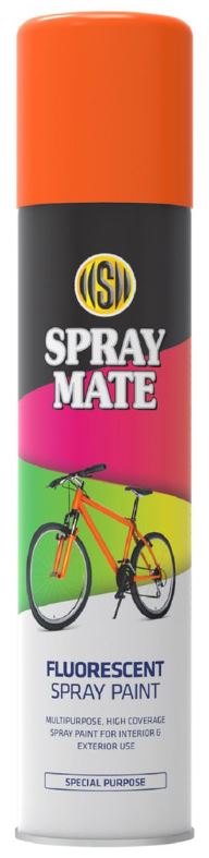 Spraymate® Fast Drying spray paint is a lacquer-based spray paint formulated with a rust inhibitor suitable for both interior and exterior conditions. It is durable enough to maintain the rich, deep colour of the spray paint. Spraymate® Fast Drying is