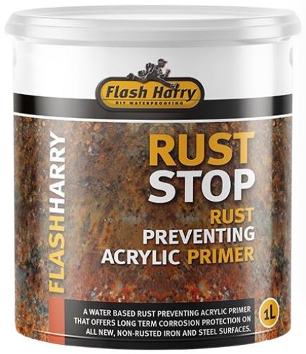 Rust Preventing Acrylic Primer. A water based Rust preventing Acrylic primer, that offers long term corrosion protection on all iron and steel surfaces.