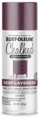 Rust-Oleum® Chalked Ultra Matte Paint creates an ultra matte finish with superior adhesion and coverage in an easy-to-use spray formula. It rejuvenates furniture and home décor with timeless elegance. It can be painted or distressed, giving any project