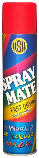 Spraymate® Fast Drying spray paint is a lacquer-based spray paint formulated with a rust inhibitor suitable for both interior and exterior conditions. It is durable enough to maintain the rich, deep colour of the spray paint. Spraymate® Fast Drying is