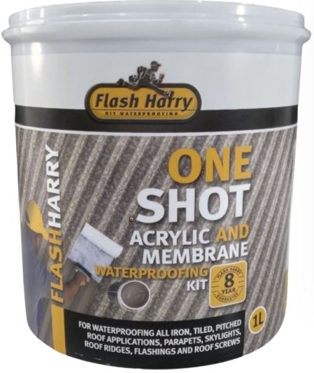 Flash Harry One Shot Is The Perfect Medium To Use When Waterproofing A Variety Of Roofs.
