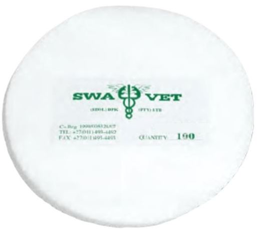 Milk Filter Cotton 178mm Swavet