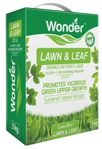 A complete fertiliser for lawns, evergreen plants and shrubs.