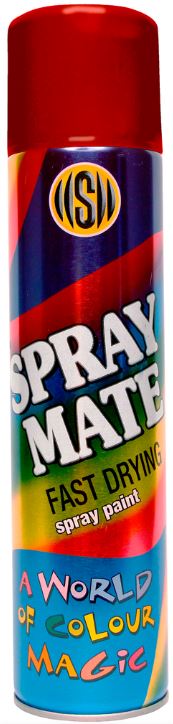 Spraymate® Fast Drying spray paint is a lacquer-based spray paint formulated with a rust inhibitor suitable for both interior and exterior conditions. It is durable enough to maintain the rich, deep colour of the spray paint. Spraymate® Fast Drying is