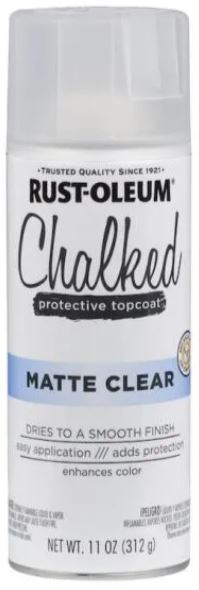 Rust-Oleum® Chalked Ultra Matte Paint creates an ultra matte finish with superior adhesion and coverage in an easy-to-use spray formula. It rejuvenates furniture and home décor with timeless elegance. It can be painted or distressed, giving any project