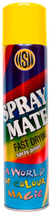 Spraymate® Fast Drying spray paint is a lacquer-based spray paint formulated with a rust inhibitor suitable for both interior and exterior conditions. It is durable enough to maintain the rich, deep colour of the spray paint. Spraymate® Fast Drying is