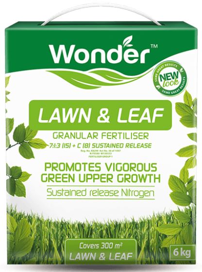 A complete fertiliser for lawns, evergreen plants and shrubs.