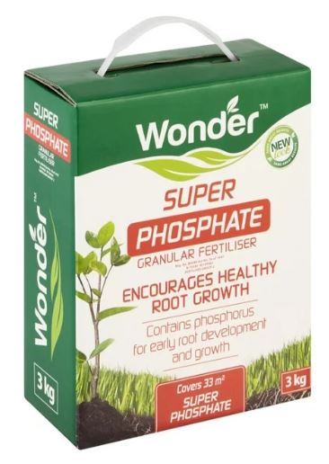 A high phosphorus fertiliser for stimulating root growth in lawns, seedlings, trees and shrubs.