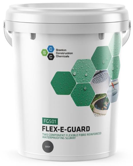 2 component flexible waterproof slurry kit fibre reinforced