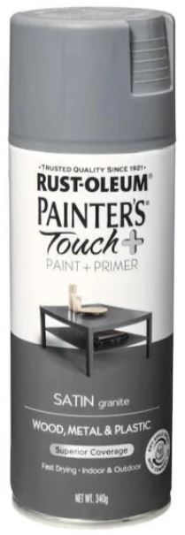 Premium brand of multiple-purpose spray paint that delivers superior coverage in a wide variety of classic and trendy colours. Any-angle spray with comfort spray tip. Smooth, durable finish. Ultimate Coverage.