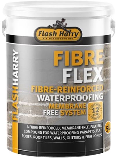 Premium quality fibre-reinforced acrylic. An easy-to-use non-toxic compound for waterproofing parapets, flat roofs, roof tiles, walls, gutters, water features and fish ponds.