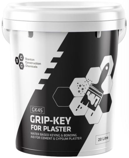 Keying and bonding agent for plasters and renders