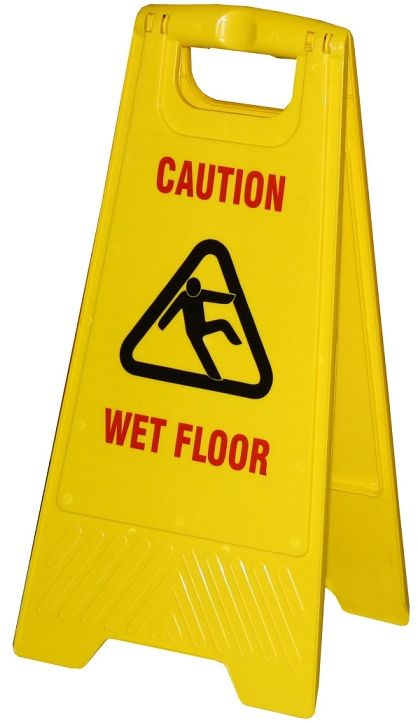 Wet Floor Sign.