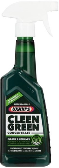 Wynns cleen green concentrate penetrates and lifts oil, grease and stains. Cleans stubborn dirt and grime in the household and workshop including kitchens, ovens, laundry stains, showers, toilets, work surfaces, garage tools, bikes, car under bonnet. Cleans braai`s and other tough cleaning jobs. No ammonia. No bleach.  