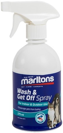 For indoor and outdoor use. Effective spray that neutralises pet odour and deters pets from fouling in the same area.
