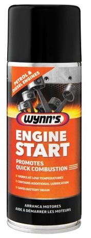 Wynn's Engine Start is the easy solution to starting problems. Avoids wear of the starter motor and prevents battery drain. Engine start assists with cold weather starting, flooded engines and helps restore fuel pump pressure after a vehicle has run dry.