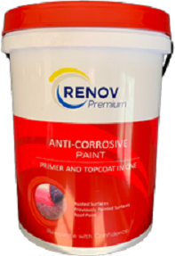 Renov ACP 28 is an anti-corrosive primer and suitable as topcoat on mild steel, previously painted metals, roof sheeting and rusted surfaces.