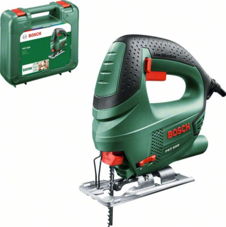 500W, angles up to 45°, 65 mm cutting depth. Enjoy easy handling for controlled.