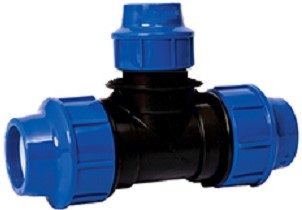 PP Compression fittings are widely used in water supply and irrigation.Fast & Reliable connection: Split ring opening has been optimized to make pipe insertion even easier.Turning of pipes can be prevented by inner threaded during installation.Specification:Pipe and fittings shall be manufactured from virgid PP (Polypropylene) compunds.Compression fittings are an excellent alternative to sweating two pipes together.Fields of Application:Piping networks for water supply of public works.Piping networks for water treatment systems.Working pressure:At 20°C - PN16 (Threaded fittings: PN152)