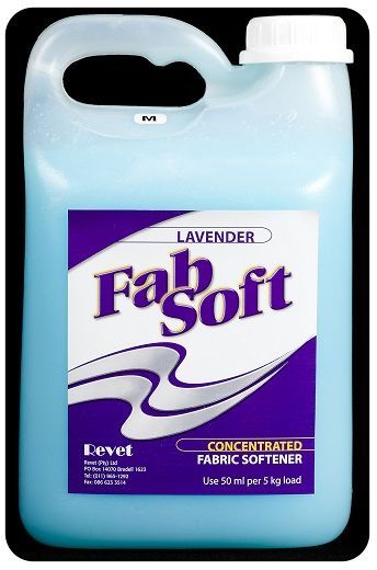 Revet Fabric Softener is ppplied to laundry during the rinse cycle in a washing machine to reduce harshness in clothes that are dried in air after machine washing.