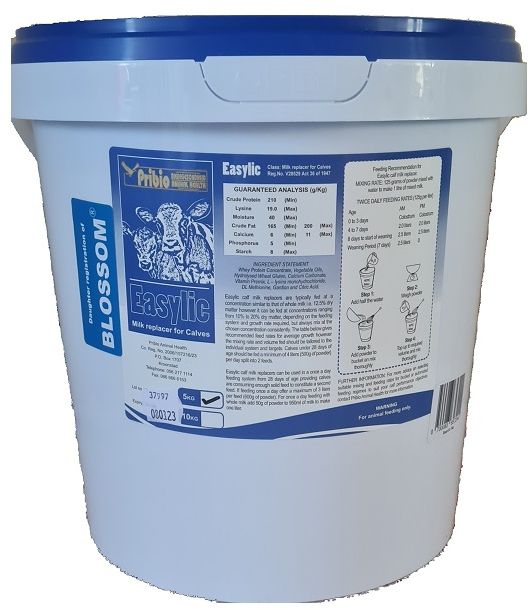 Mix @ 125g/liter water. Easylic easily dissolves in cold water. Very tasty and contains Gardion which is a gut conditioner. Tested and Trusted product. Contains Immunpro for better balance protein. Contains more Lysine and Leucine as full milk. Contains Lactoferrin which plays an important role in immunity. Contains Butyrate which stimulates blood flow and villi grow, better water absorption and intestinal tract health. Fill bottle with halve of the required water and 125g of powder. Mix well and fill the bottle with rest of the water.