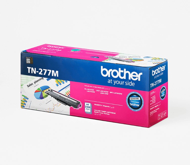 Magenta Toner Cartridge for Brother Printer MFCL3750
