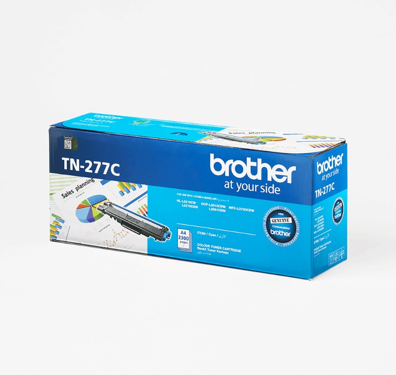 Cyan Toner Cartridge for Brother Printer MFCL3750