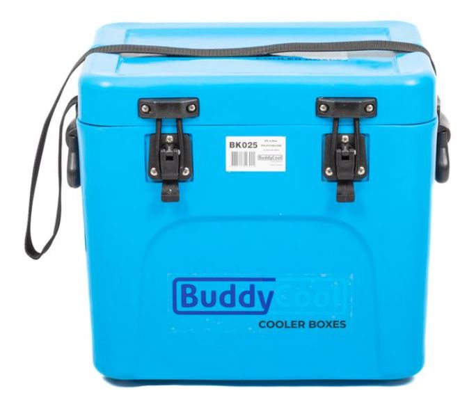 Medium 25 Litre Cooler Box For bigger groups of people, or smaller groups with a bigger appetite, this is the perfect cooler. It will keep your food cooler for longer in the blasting sun and ensure that everyone in your group stays fed and hydrated.