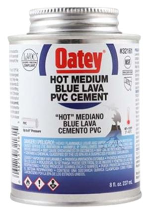 PVC Cement Oatey Hot Blue Lava 473ml.