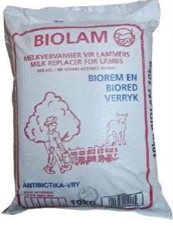BIOLAM for Lambs is a milk replacer which also contains BIOREM, a Lactic Acid Bacteria culture for the treatment and prevention of diarrhoea in calves and lambs, as well as BIORED, a Physiological Bioflavonoidic Antioxidant. When mixed according to recommendations, every litre BIOLAM will contain at least 2g BIOREM.