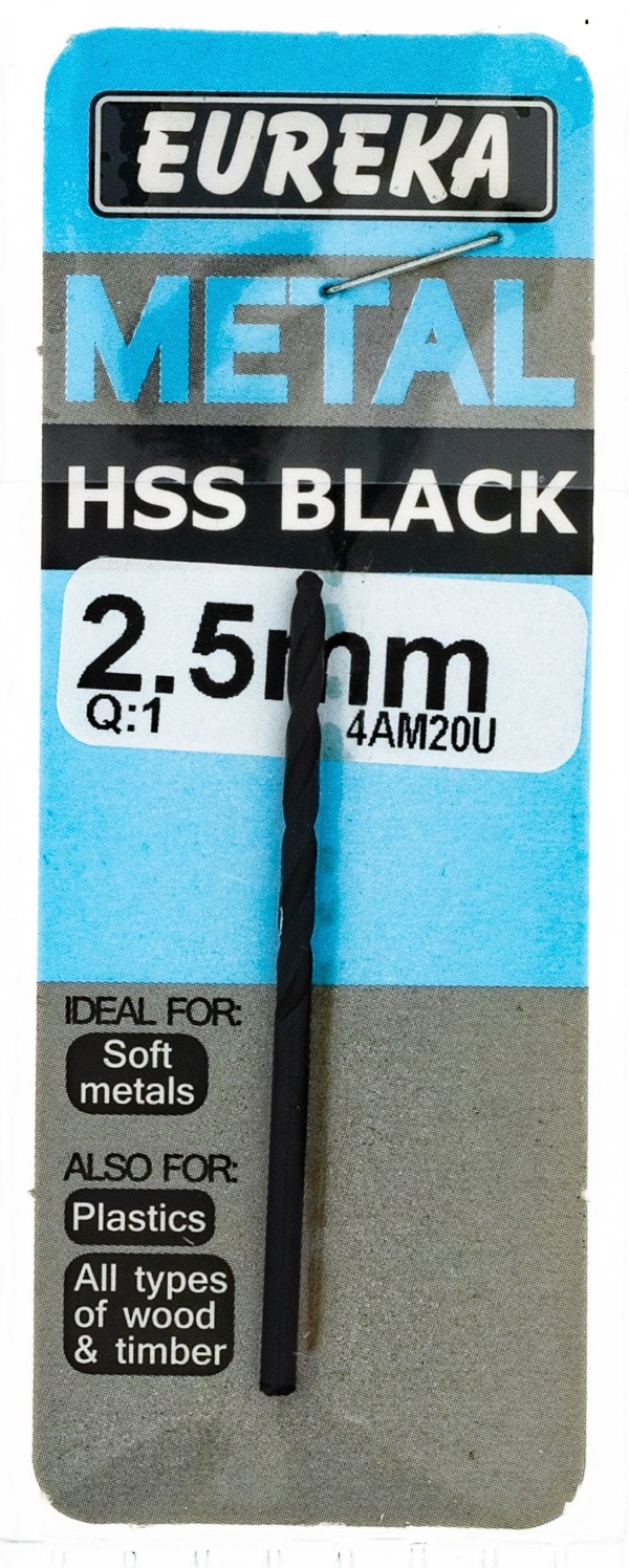 Drill Bit HSS Black