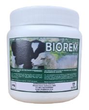 BIOREM is a registered PROBIOTIC according to Act 36 of 1947. BIOREM contains large quantities of micro-organisms that are cultivated on a Lucerne medium. The product looks like milled lucerne, with a typical sour acetic smell. The species of lactic acid bacteria in BIOREM are specifically selected for their ability to multiply under conditions which are usually not very favourable to the conventional micro-organisms in the digestive tract, as well for their antagonism against specific pathogens.