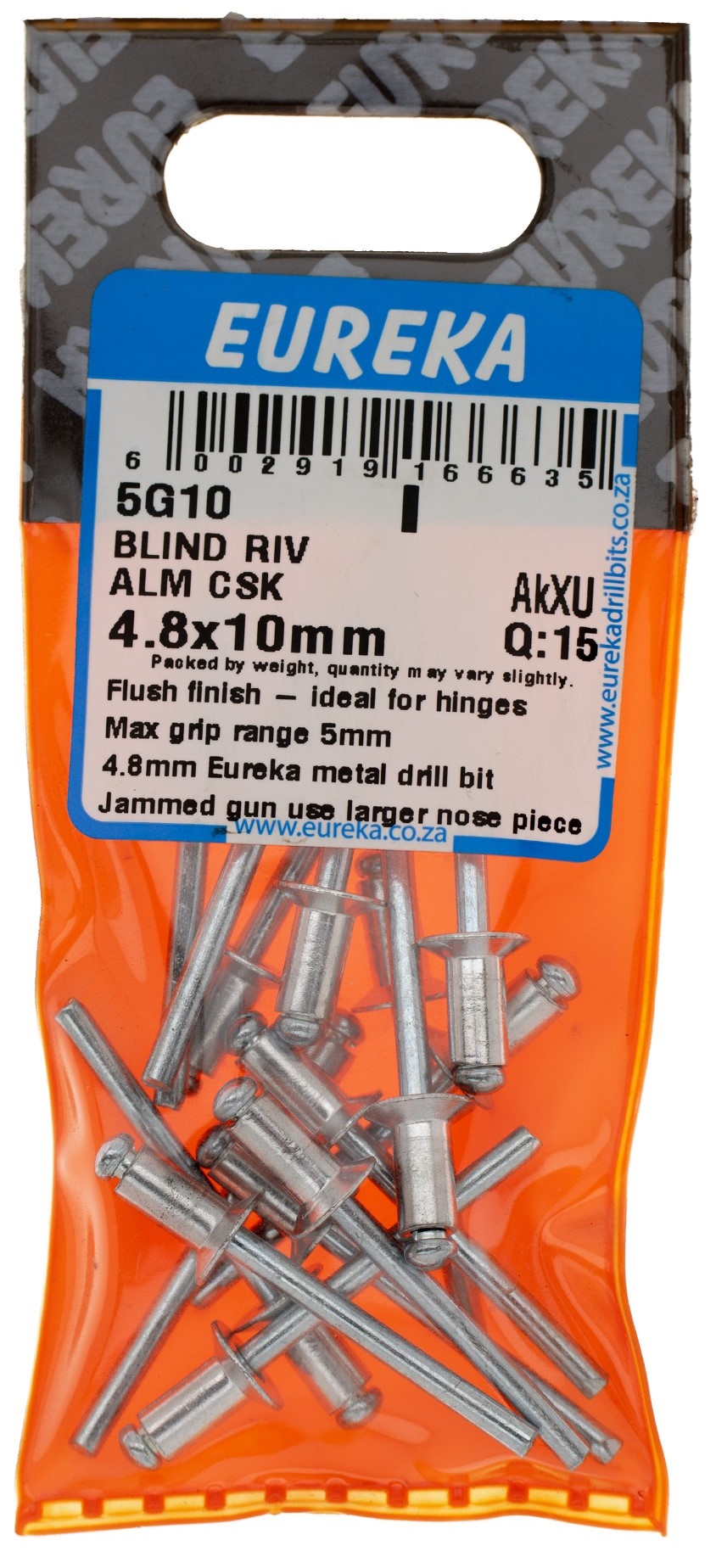 Blind Rivet Aluminium Countersunk