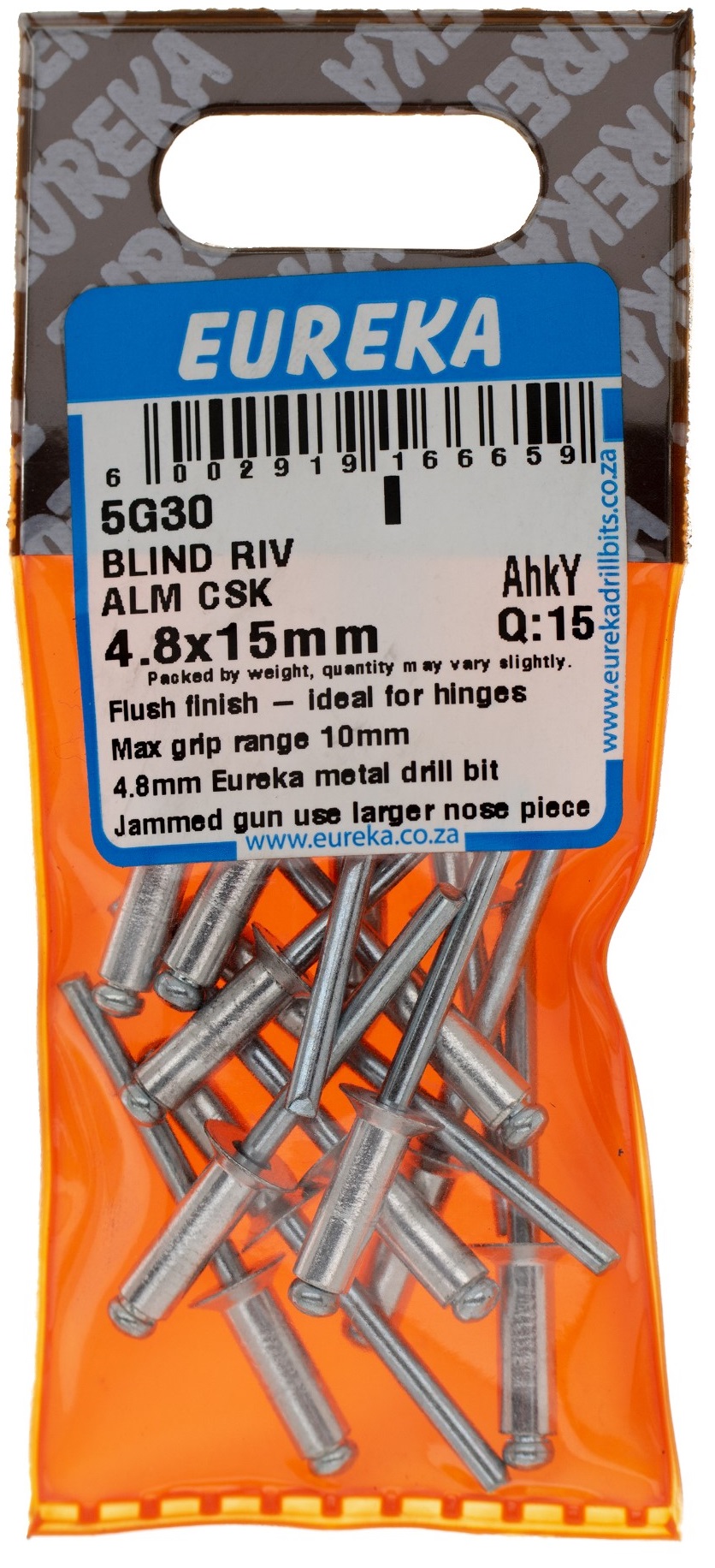 Blind Rivet Aluminium Countersunk