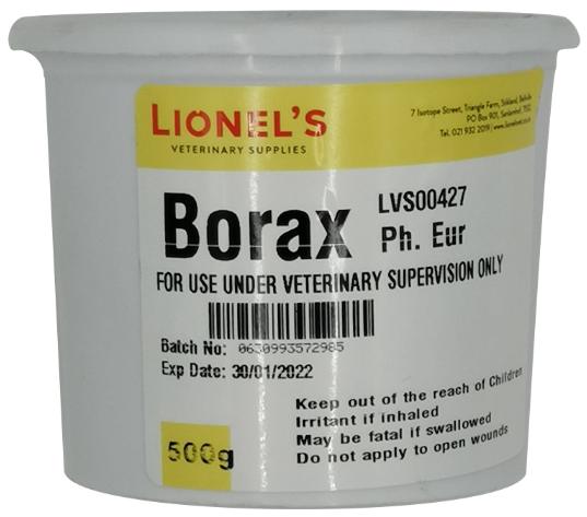 For use under veterinary supervision only. Keep out of reach of children. Irritant if inhaled. May be fatal if swallowed. Do not apply to open wounds.