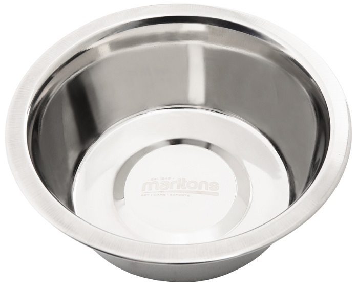 The Marltons Stainless Steel Dog Bowl (1.5L) is perfect for medium to large dogs. Made from high-quality, rust-resistant stainless steel, it ensures durability and hygiene for your pet's feeding routine.