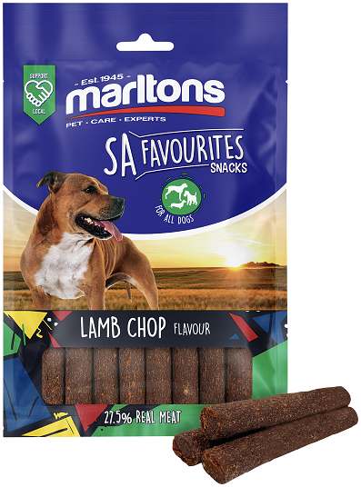 Now braai is no longer just for you! Your dog also loves traditional South African braai flavours and with Marltons SA Favourites Snacks, you can share your favourite braai flavour with your dog. Locally made with top quality ingredients, the new range of Marltons treats brings home heritage and celebrates true South African flavours.