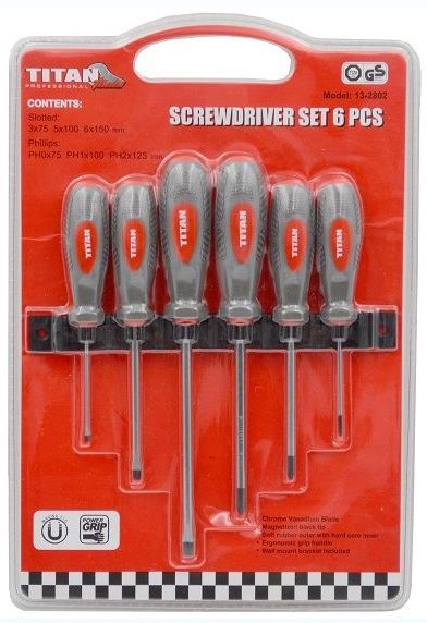 Ideal 6pc set with all the popular sizes for the handyman or workshop alike. These magnetic crv screwdrivers are made to last.