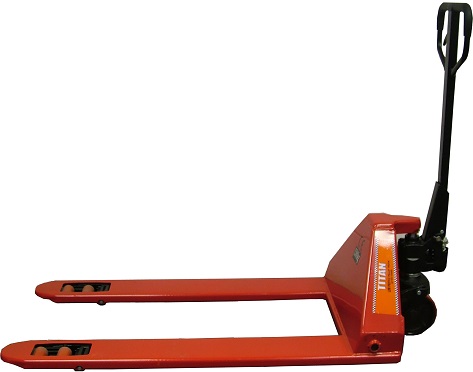 Our high quality 3 ton pallet truck comes with overload protection. Instead of nylon wheels which have a v-shape and damages floors, we use a wheel with a flat tread. Our polyurethane tread on metal core wheel also outlasts nylon wheels. Our jacks are CE certified.