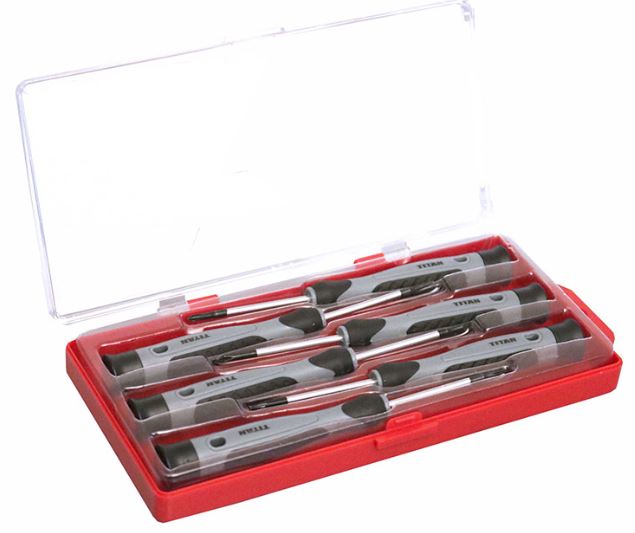 Screwdriver Titan Precision Set 6pc.